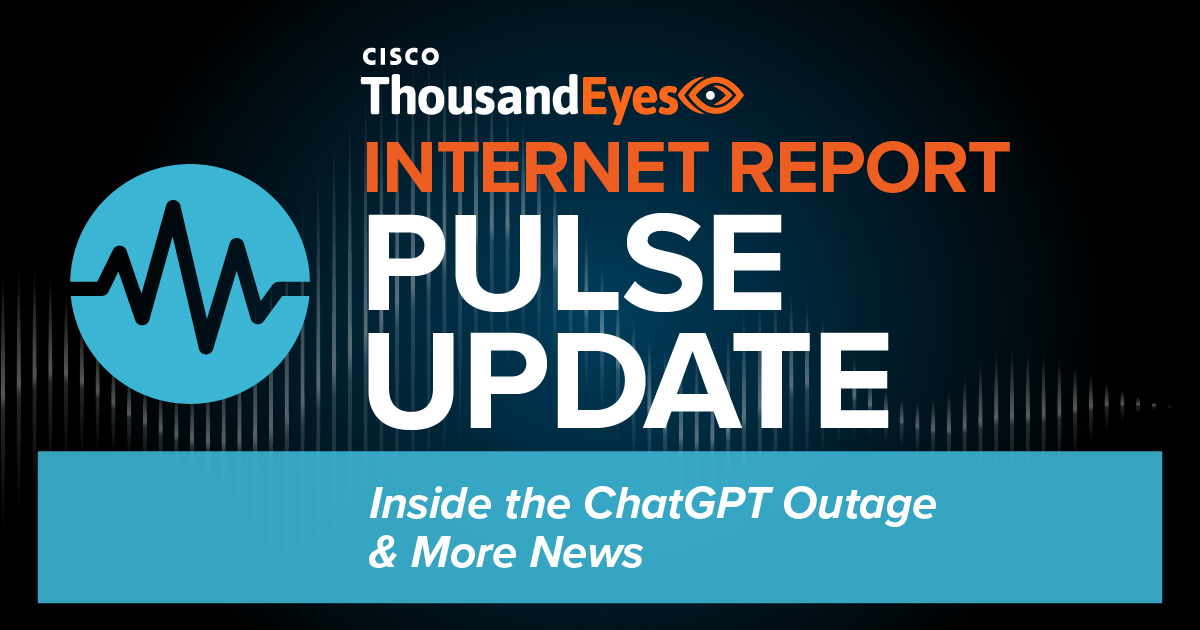 Go under the hood of a ChatGPT outage, H&R Block’s Tax Day disruption, and more recent incidents. Tune in for the latest Internet Report podcast: thousandeyes.com/blog/internet-…