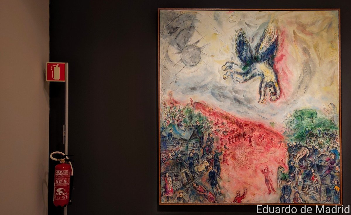 La caída de Ícaro de Chagall en la @fmapfre