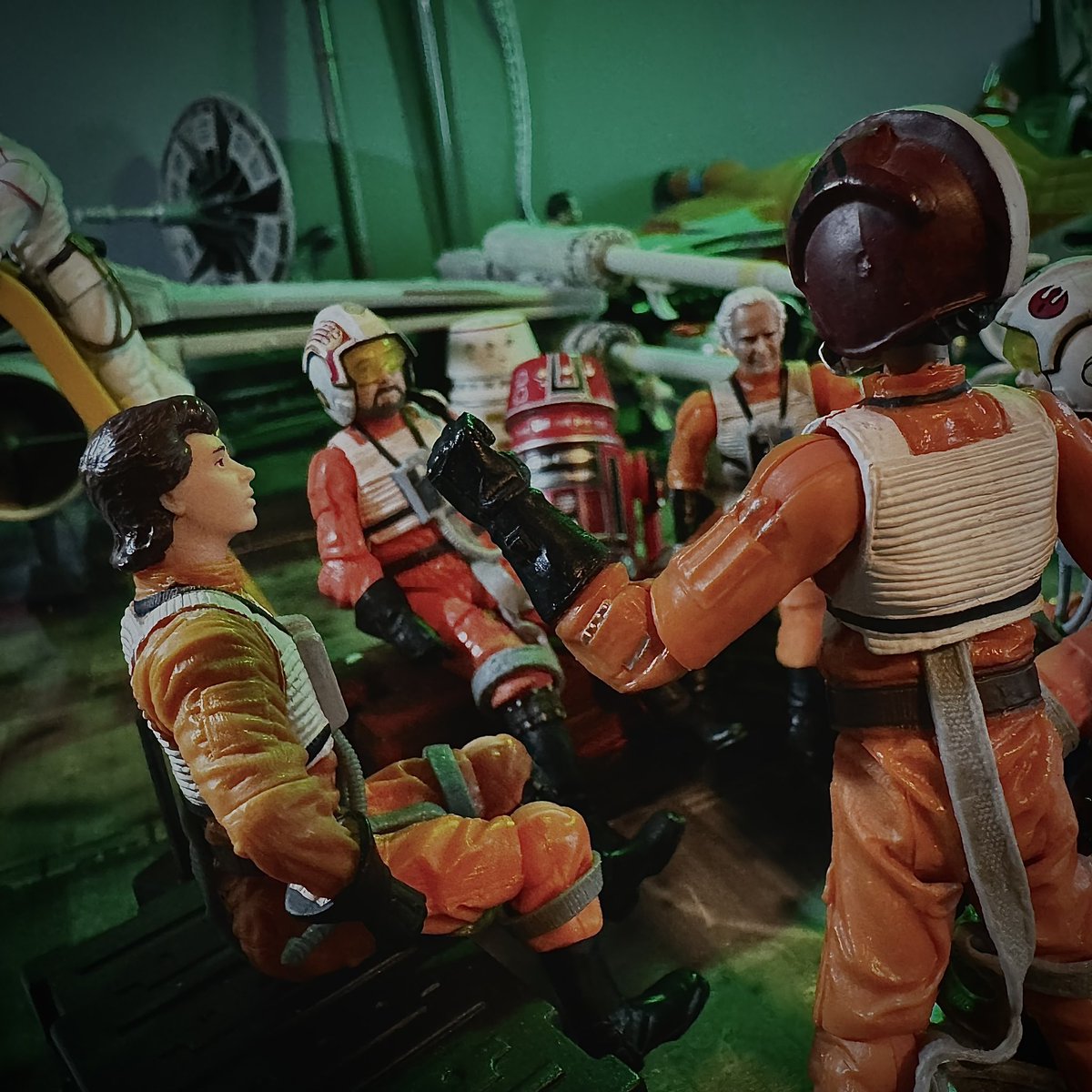 I’m excited for  “Star Wars Tales of the Empire” coming #maythe4th but when can we get “Tales of the Rebel Pilots”? 
.
.
#StarWars #starwars #swtvc #team375  #keep375alive #teamtvc #fightfortvc #backtvc #tvc  #toypic #toyphotography #worldbuilding #diorama #yavin4 #rebelbase