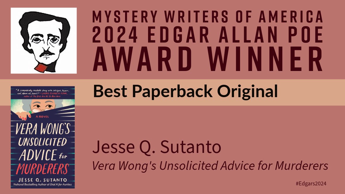 Congrats to the #Edgars2024 winners & finalists w/special shout-outs to CWOC members @thewritinghippo & @brooklynzydeco for their wins! publishersweekly.com/pw/by-topic/in…