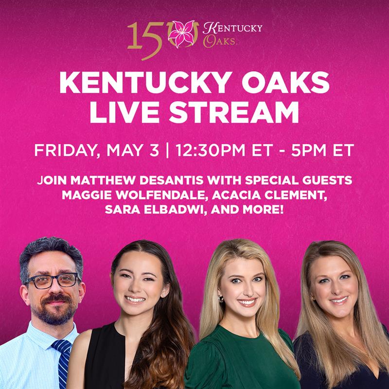 Spend Kentucky Oaks Day with @NYRABets as I'll host a livestream from 12:30 PM ET to 5:00 PM ET. We will have loads of special guests covering the races, giving picks, analysis, and wagering advice, fielding questions from viewers, and more. #HorseRacingTips #HorseRacing