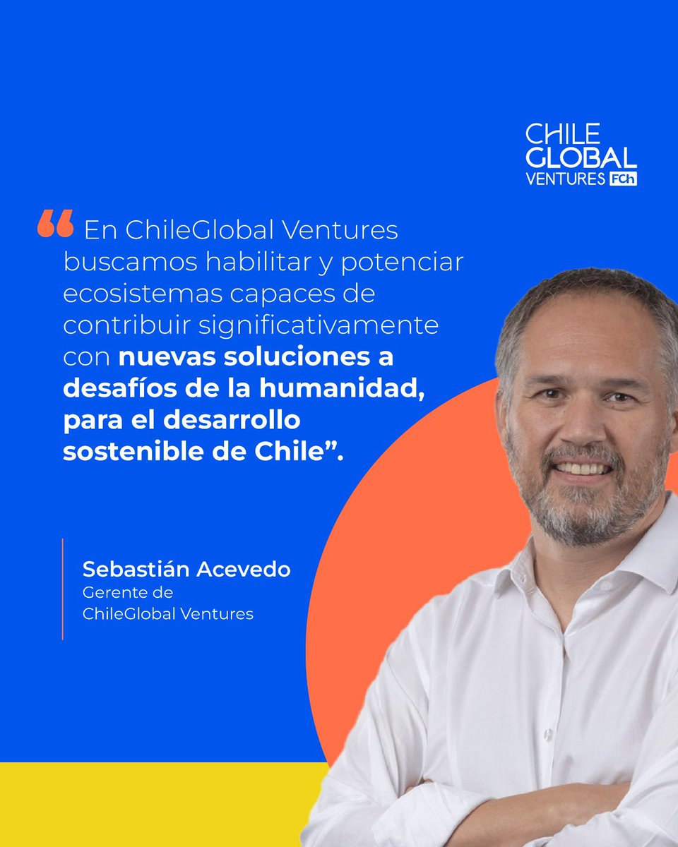 #LigadeInnovadores | ¿Quiénes están detrás de la red? 🤔

En ChileGlobal Ventures contamos con un equipo multidisciplinario con amplia experiencia, por eso, hoy queremos presentarles a nuestro actual gerente, Sebastian Acevedo 👨🏻‍💼👇🏻
