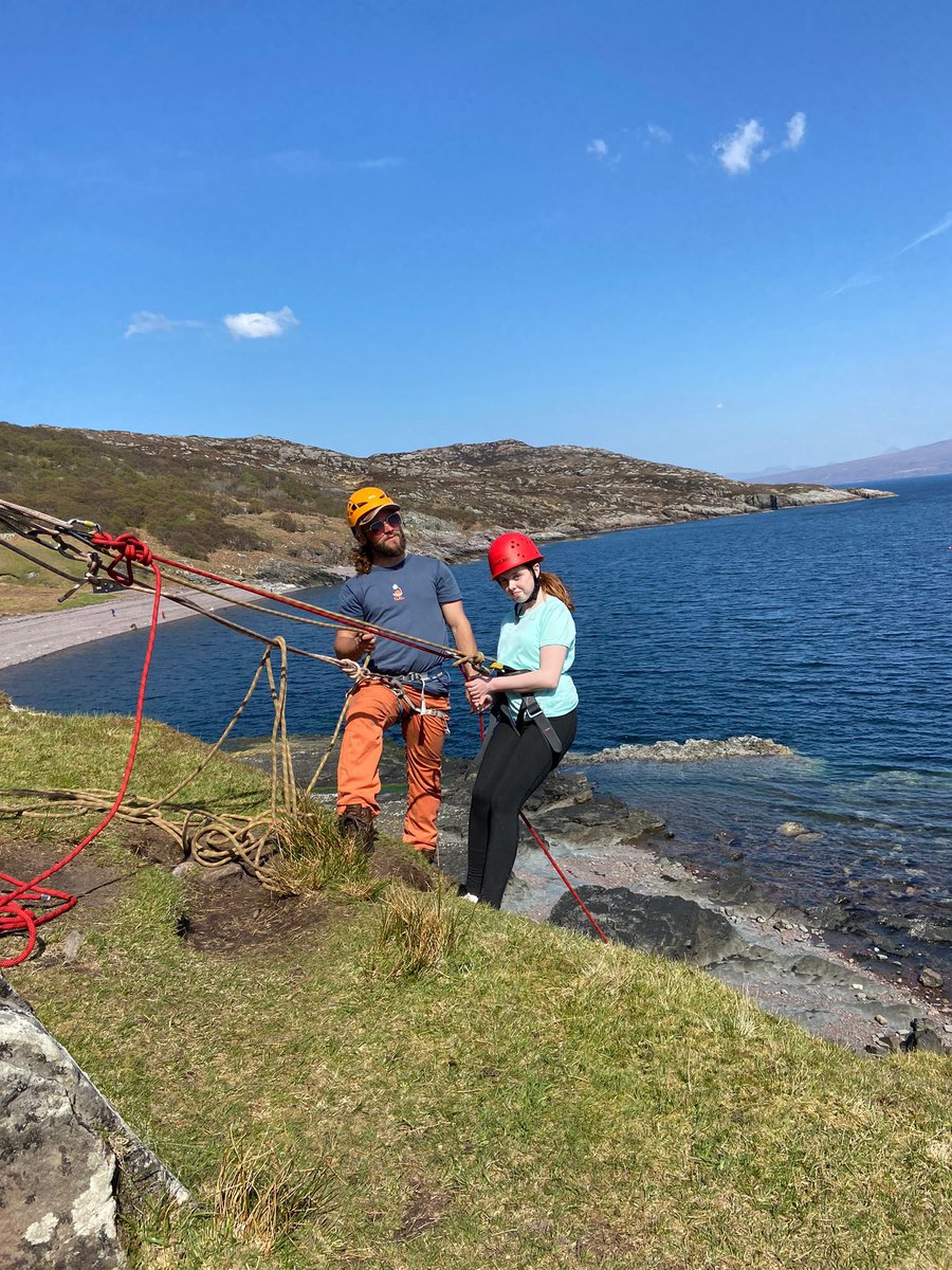RaasayDrg's tweet photo. Day 4- Rock Climbing &amp; Abseiling 

Perfect sunny day to climb. https://t.co/BCRY7KEW8Y