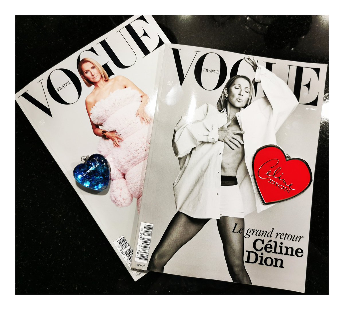 I finally received both Vogue France 🥰🫶🏾🥳

🤤❤️‍🔥🔥 @celinedion 🔥❤️‍🔥🤤

#CélineDion #CelineDion #TheIcon #voguefrance