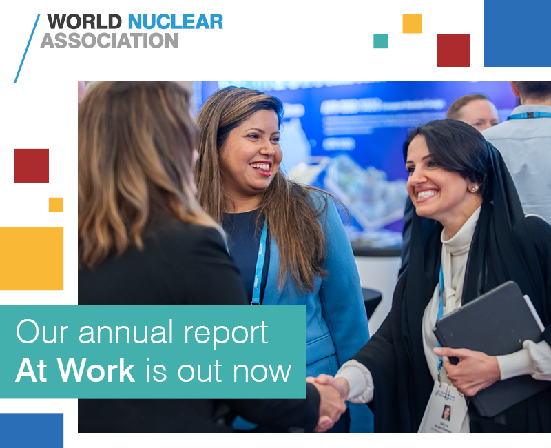 ⚛️The Association has published the 2024 edition of our annual report, At Work, reflecting on our key activities in the past year, as well as our plans for the rest of 2024. Read it here: world-nuclear.org/our-associatio… ⚛️