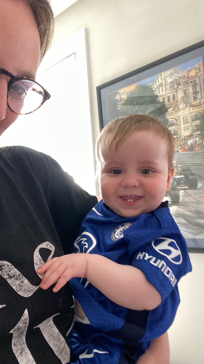 Derby day for nephew Sam!! @ChelseaFCinUSA @PLinUSA @NBCSportsSoccer #MyPLMorning