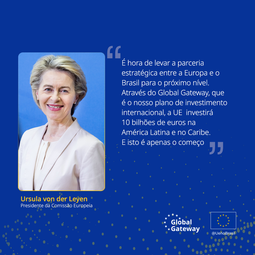 Brasil e União Europeia são importantes parceiros históricos, além de possuírem compromissos mútuos em defesa da democracia, dos direitos humanos e da proteção do meio ambiente e da biodiversidade. +