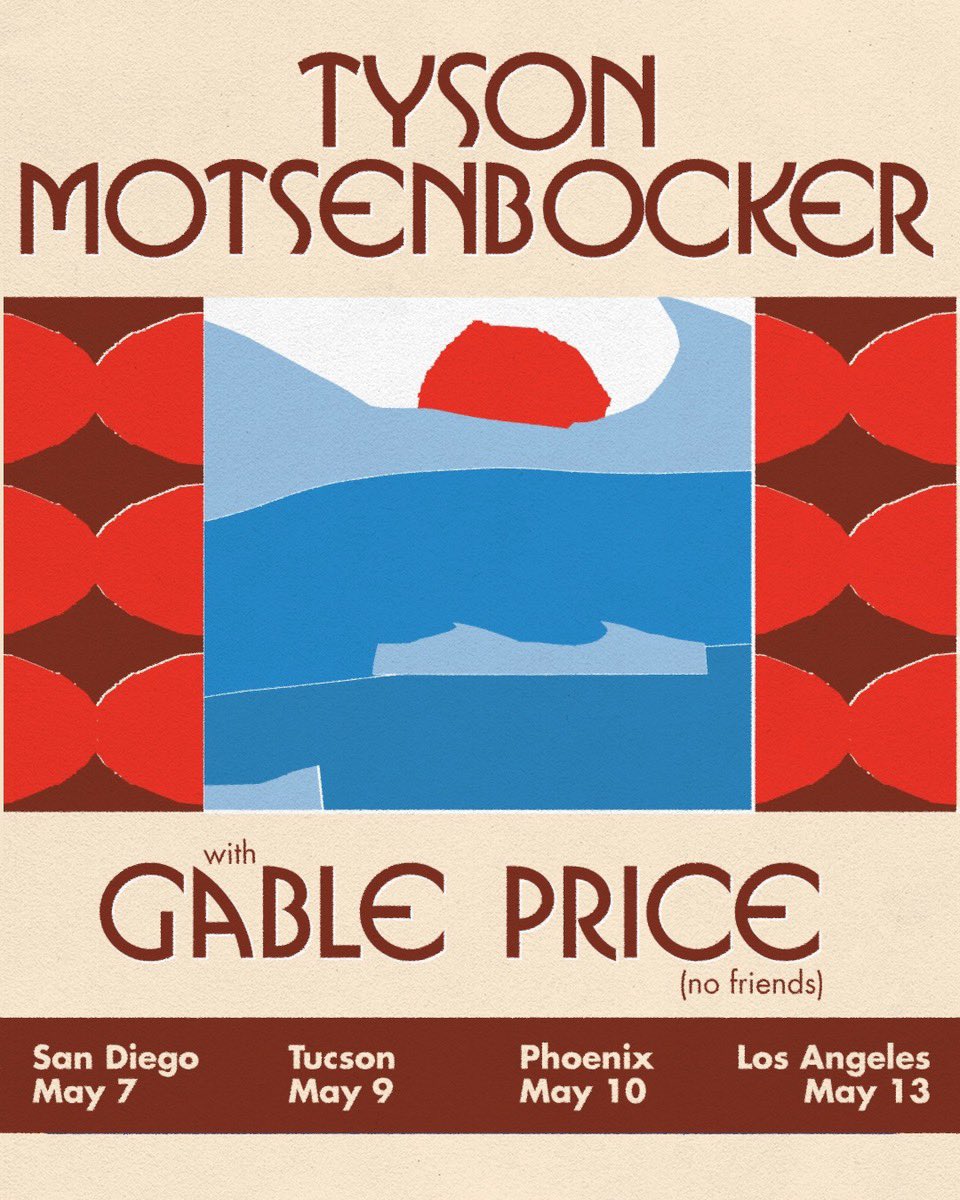 We’re looking forward to hosting Tyson Motsenbocker with Gable Price on Monday, May 13th🎶

Grab your tickets in advance 🎟

new.hotelcafe.com/event/tyson-mo…
