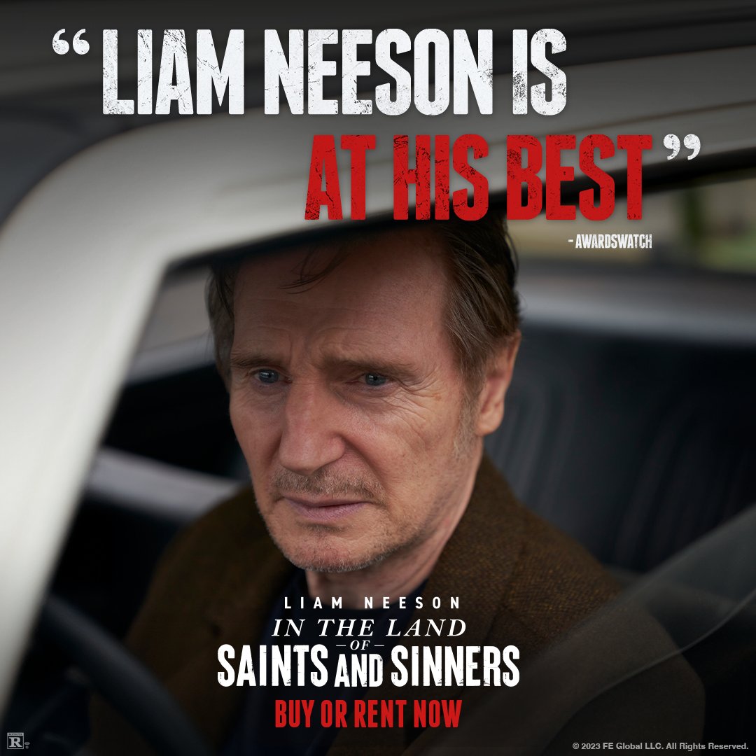 Don’t miss Liam Neeson “at his best” in #SaintsAndSinnersMovie. Available to buy or rent now: bit.ly/BuySaintsAndSi…
