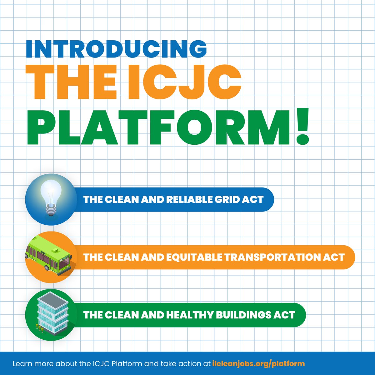 Help us achieve the clean energy future! The new @ILCleanJobs Platform includes bills that lower greenhouse gas emissions, create green jobs & make our communities safer & healthier. Contact your decision-makers in support of the platform. #ElectrifyIL 🚨 act.ilenviro.org/a/clean-jobs-c…