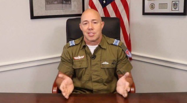 This is United States congressman @RepBrianMast wearing an Israeli army uniform in his office on Capitol Hill It's really high time that traitors are arrested, indicted, and tried for treason against America Am I right?