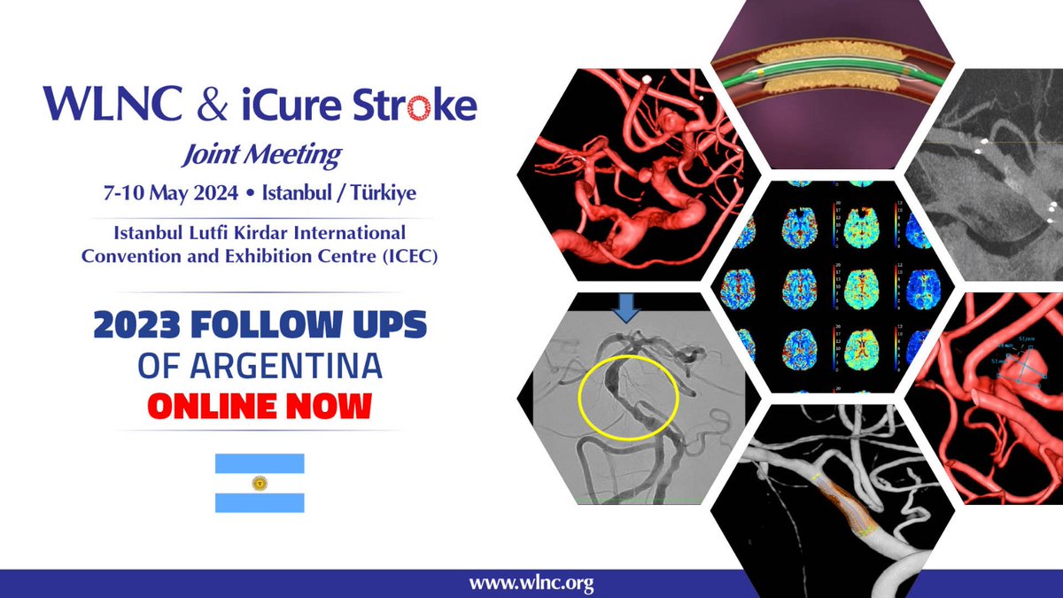While we are all getting excited for the WLNC-iCure Stroke Joint Meeting Live Cases and Great Discussion, here are WLNC 2023 Live Cases & Follow Ups... Please find and watch the WLNC 2023 LIVE CASES OF ARGENTINA Presentation from the link: wlnc.org/en/WLNC-2023-L…