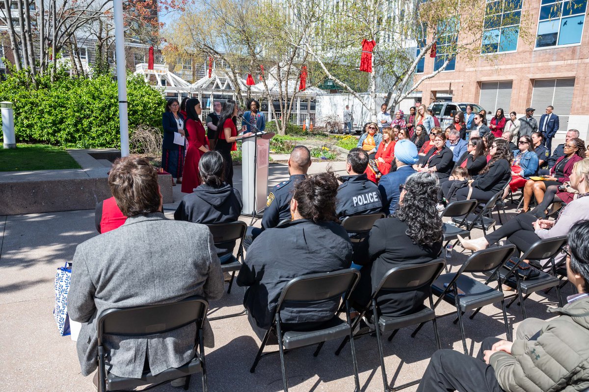 Today, we gathered in Ken Whillans Square at Brampton City Hall to honour and remember the Missing and Murdered Indigenous Women, Girls and Two-Spirit People (MMIWG2S) who are no longer with us due to racial and gender-based violence. First Nations, Inuit and Métis women and…