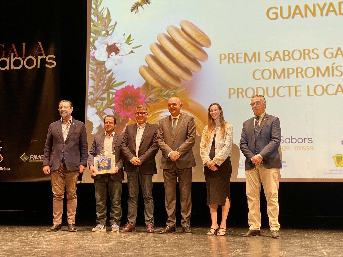 Participam en els #premissabors2024 que organitza @PIMEEF, un tribut al paisatge, al producte i a la tradició d'#Eivissa i #Formentera.

Enhorabona als guardonats pel seu compromís amb els productes locals que fan d'Eivissa un destí gastronòmic únic.