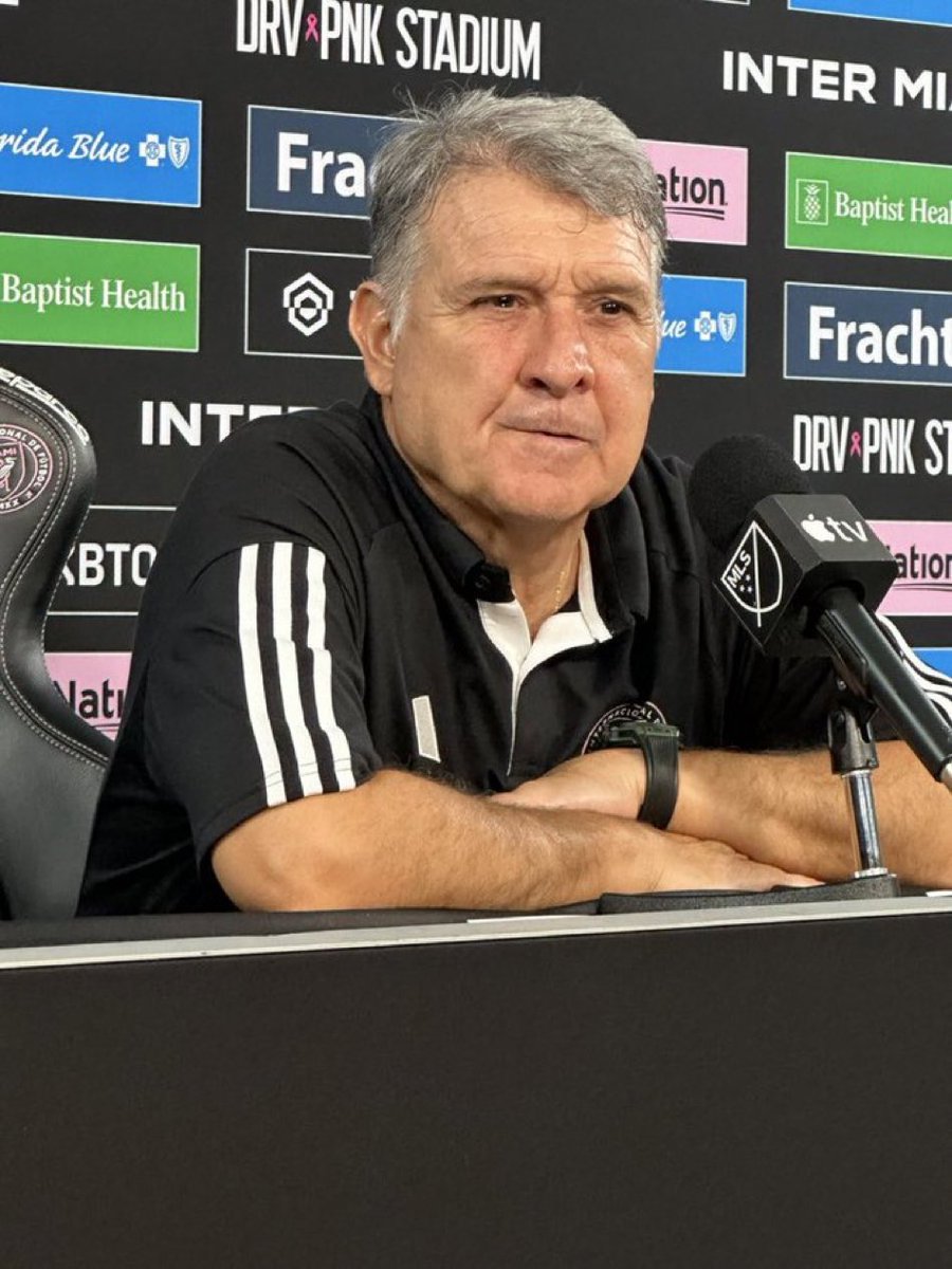 🗣️Tata Martino (Inter Miami Coach) : “Messi is free to move and play in any position on the pitch, he is the best footballer in the world and a great goalscorer. We can’t limit his movement. Now we are not playing much and he has time to recover from the physical demands”