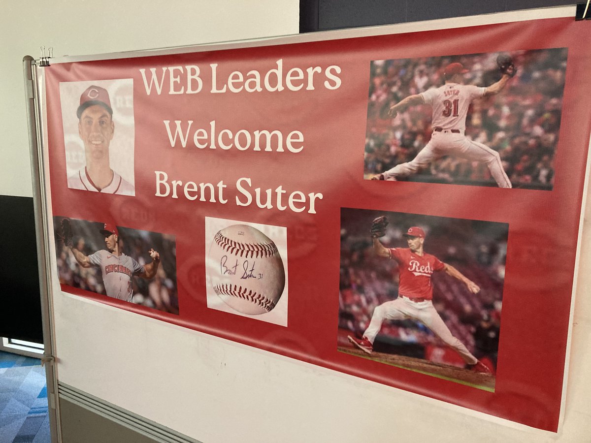 Nagel WEB Leaders welcomed former Nighthawk and current @Reds pitcher Brent Suter to speak! He talked about being a leader and creating an inclusive environment for classmates, teammates and peers. #EveryMomentMatters