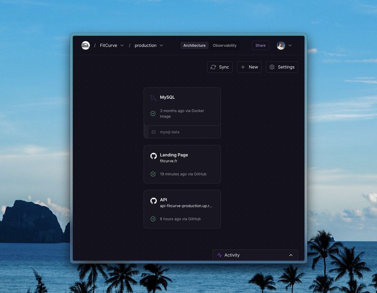 J'ai arrêté ma dernière mission freelance il y a maintenant 2 semaines. Depuis, j'ai pour objectif de créer des projets que j'ai en tête depuis plusieurs mois, année ! 🤝

Cette année, je prévois de faire 3 projets / produits et le premier, c'est FitCurve ! 🚀

<a href="/fitcurve_app/">FitCurve</a>,