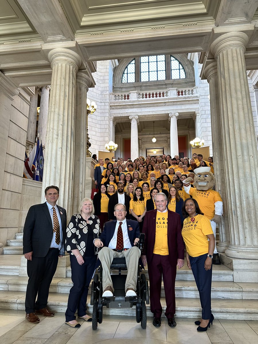 RIC Day at the State House! ⚓️❤️ #RICNews @JimLangevin @LGSabinaMatos