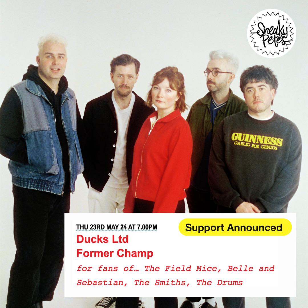Out next Scottish show is with @ducksltdband at @sneakypetesclub