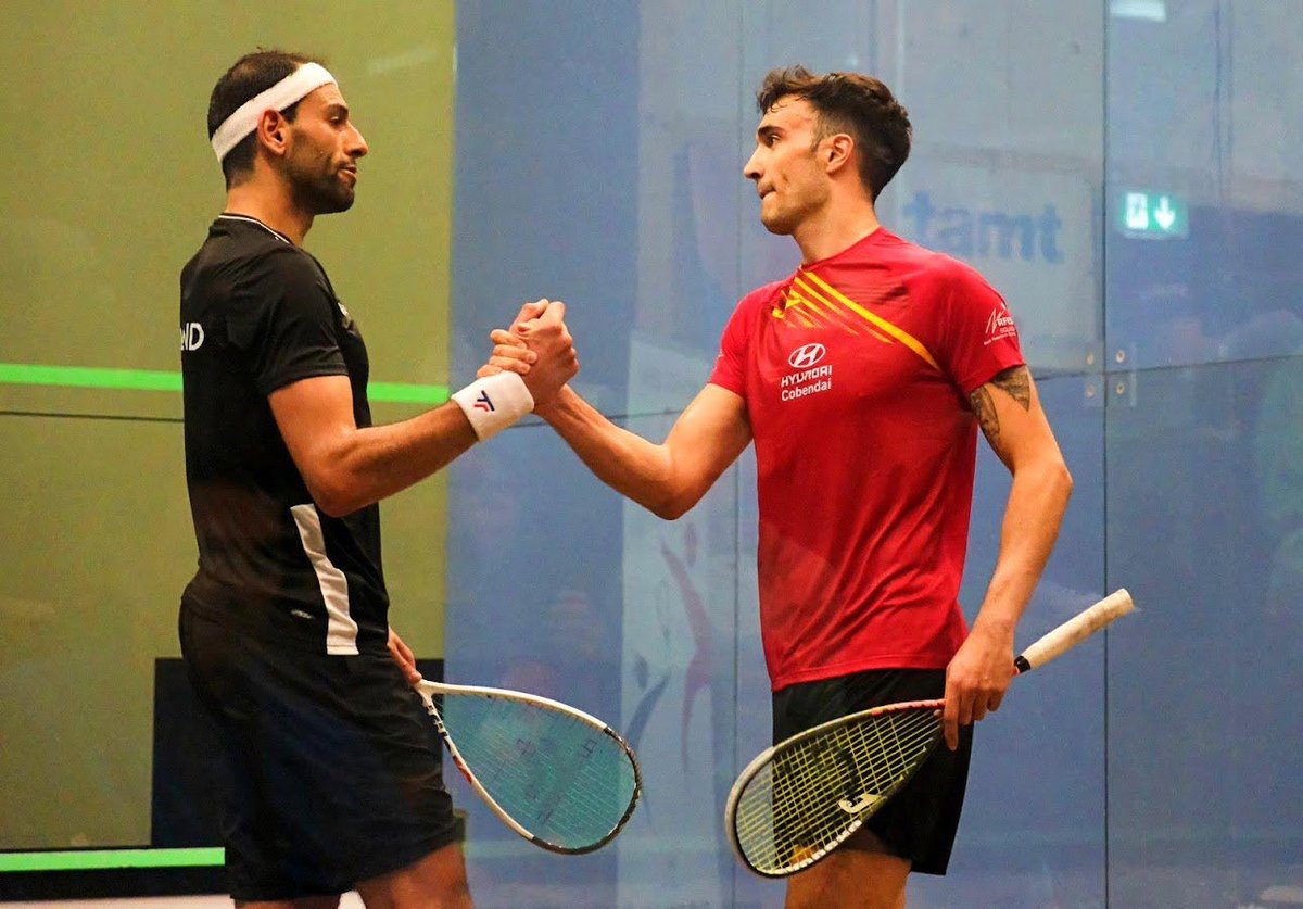 Adiós día ✌🏼 en Zúrich 🇨🇭! 🚺 España 0 - 3 Inglaterra 🚹 España 1 - 3 Inglaterra Partidazo de Iker Pajares que gana a Mohamed Elshorbagy 3 juegos a 1 y de Iván Pérez cae 3-2 ante Tom Walsh 📺Viernes por la tarde 🚺 España - Suiza a las 16h 🚹 España - Rep. Checa a las 18h