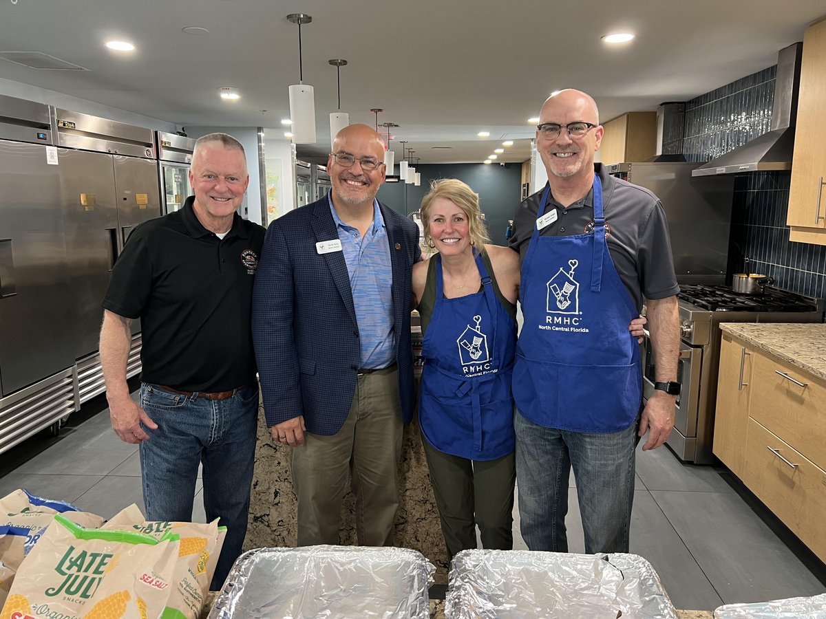 A huge shoutout to our incredible Board members and Visiting Chefs Ed, Dave, Mike, and the magical Tonya! 🌟 Your Mexican lasagna was a hit and truly brought comfort to our families. Thank you for cooking up love and warmth in our kitchen. #KeepingFamiliesClose #forRMHC