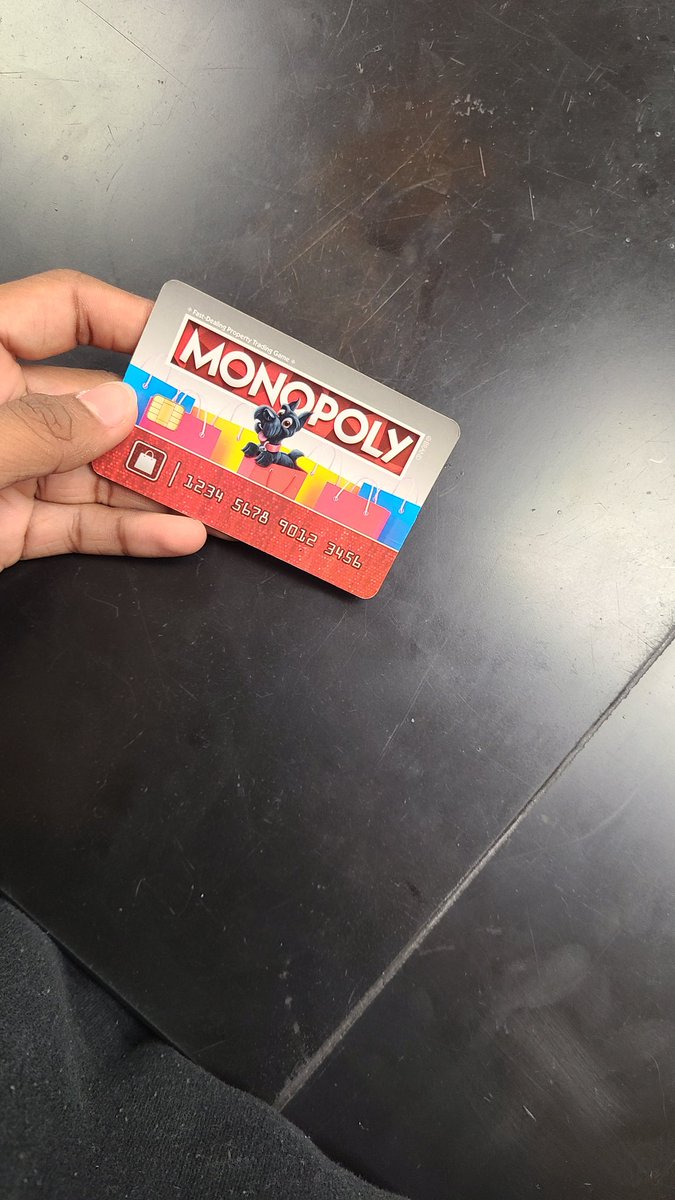 when the fuck monopoly start using bank cards