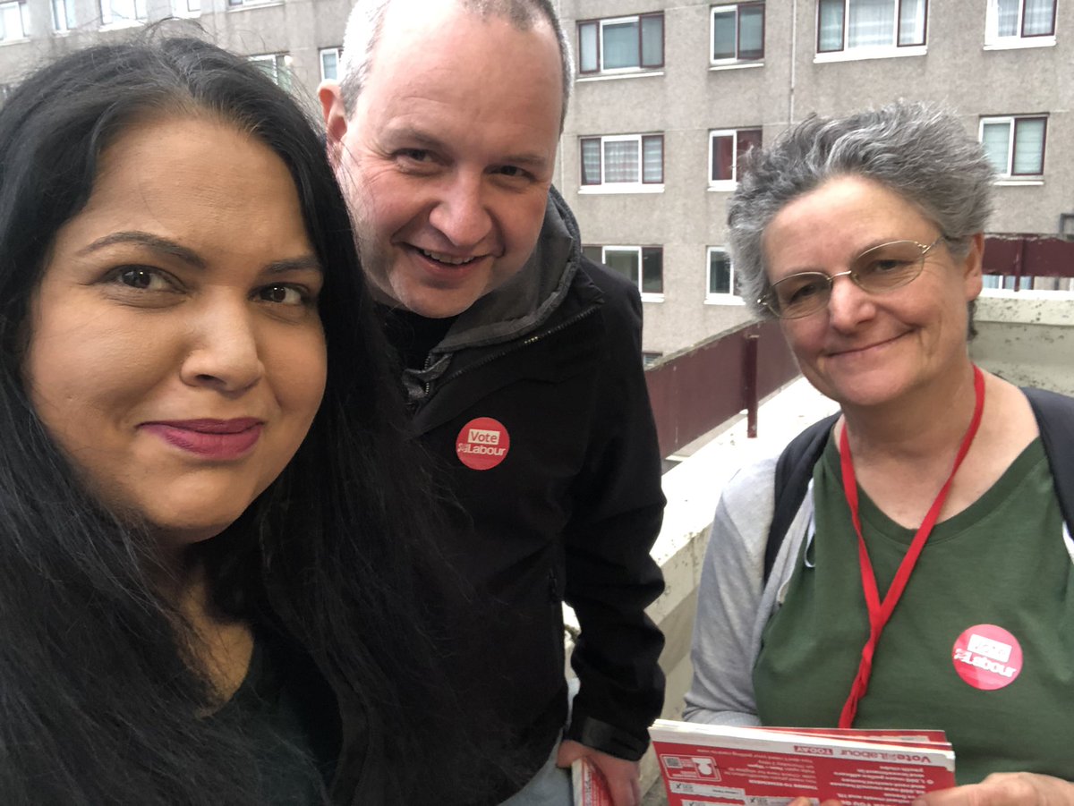 Great to be out on Broadwater Farm Estate getting the vote out for @SadiqKhan + @JoanneMcCartney