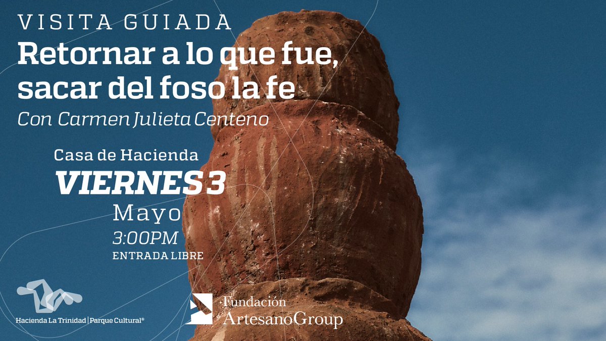 #VisitaGuiada por la #exposición 'Retornar a lo que fue' de Francisa Sosa López, a cargo de  Carmen Julieta Sosa, presidenta de @artesanogroup .
Fecha: #3mayo 
Hora 3:00pm
#EntradaLibre ⬇️