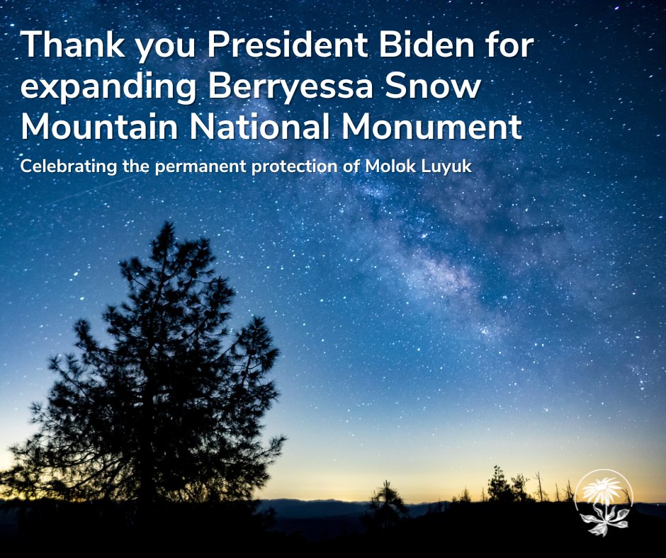 We are full of gratitude as we celebrate today's news that permanently protects #MolokLuyuk & more than 122,000 acres of public lands. Thank you @POTUS, @YochaDeheWN, and administrative & congressional champions! Read our news release: bit.ly/4a21YXC