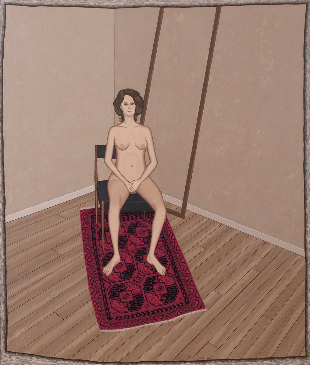 JOHN BRACK, 1920-1999, Nude with Frame, 1980.