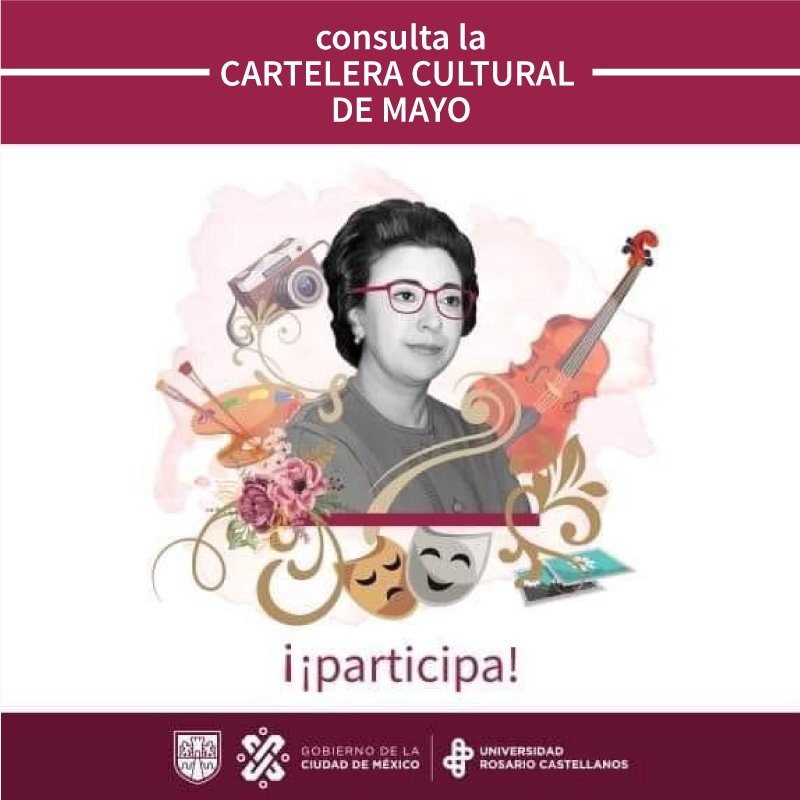 ¡Ya está lista la programación de la #CulturaURC del mes de mayo! 🥳✨

¡Un concierto de jazz🎷🎶, proyecciones de cine 📽️ y la feria del libro 📚 en la U.A. Azcapo! 🥹🥰

¡Mira toda la programación! 👇🏼
rcastellanos.cdmx.gob.mx/storage/app/me…

#SomosRosarioCastellanos