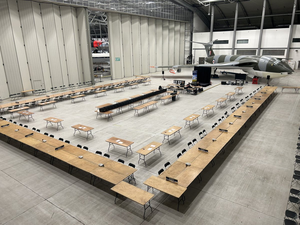 The @SouthCambs count venue @IWMDuxford looking tip top and ready for action! #Elections2024