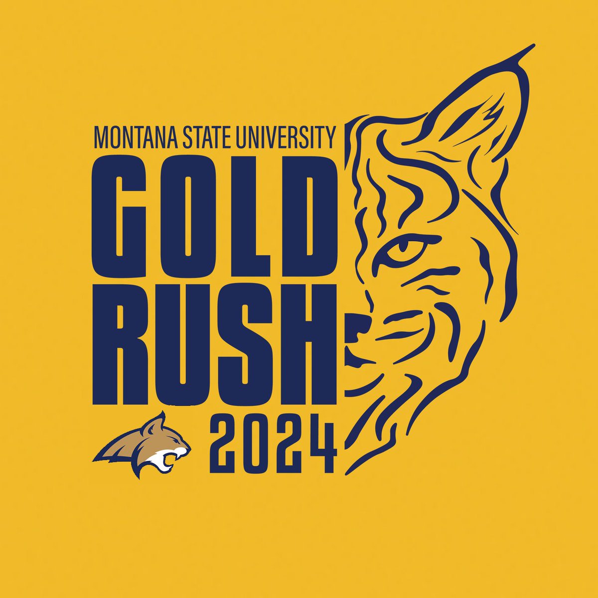 🚨 Time to vote! Option 3 of 4! 🚨 Help us decide the official t-shirt of the 2024 @msubobcatsfb Gold Rush Game! Every like counts as one vote. Voting ends on May 12th at 5 pm!