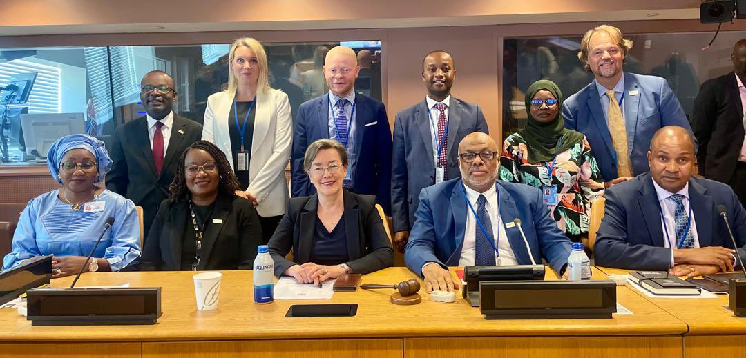 “Advancing the rights of #PWDs towards the achievement of ICPD & the SDGs” Hongera Sana #Tanzania🇹🇿for participating to the panel discussion in New York at the #CPD57 #ICPD30 💪🏽 GUEST OF HONOR: Hon #NassorAhmedMazrui (MP) Minister for Health Revolutionary Gov’t of Zanzibar 🇹🇿