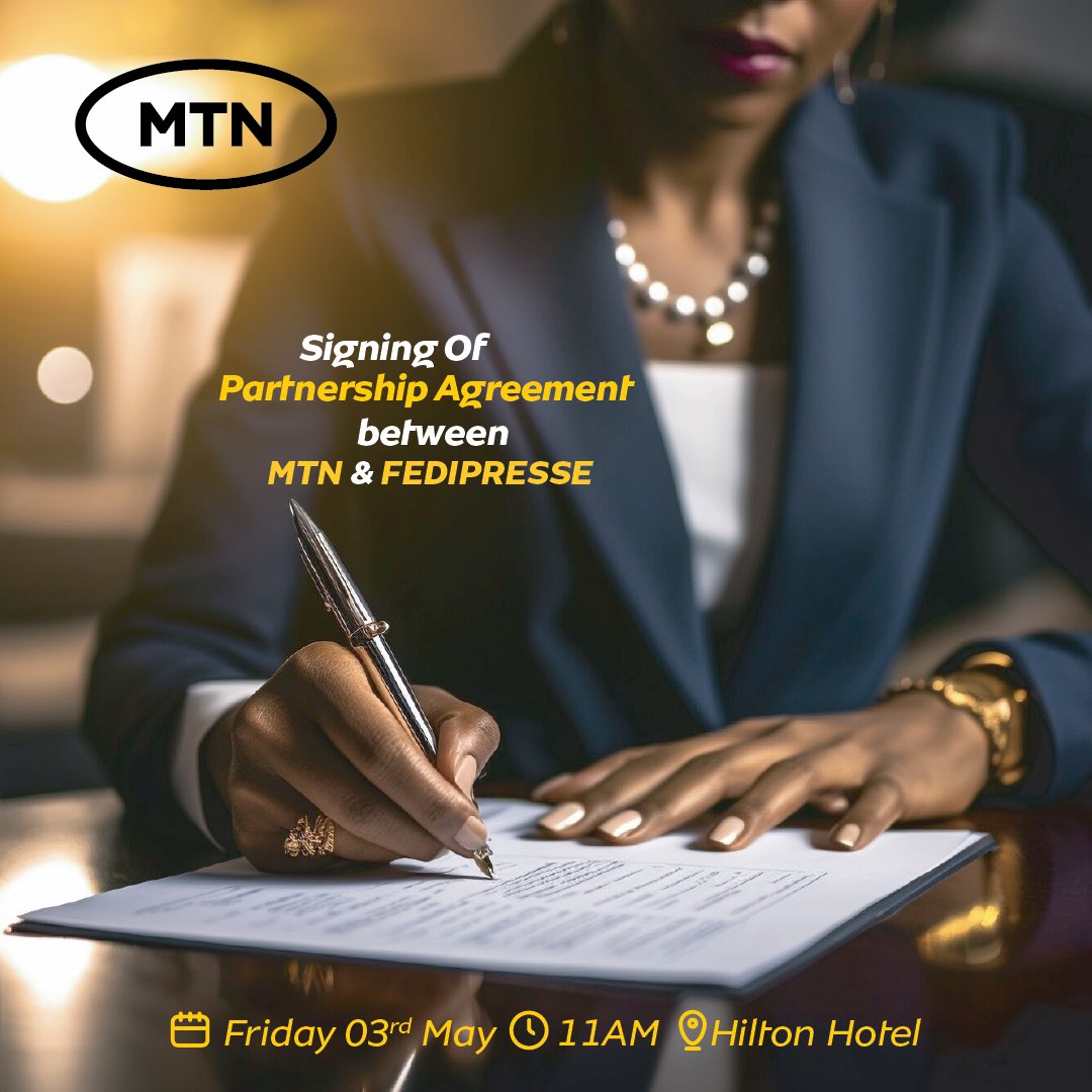 Join us this Friday, May 3rd, at the Hilton Hotel in Yaoundé where MTN Cameroon and the Federation of Press Publishers (FEDIPRESSE) will be formalizing their partnership. As we celebrate International Press Freedom Day, we are proud to affirm our commitment to supporting and…