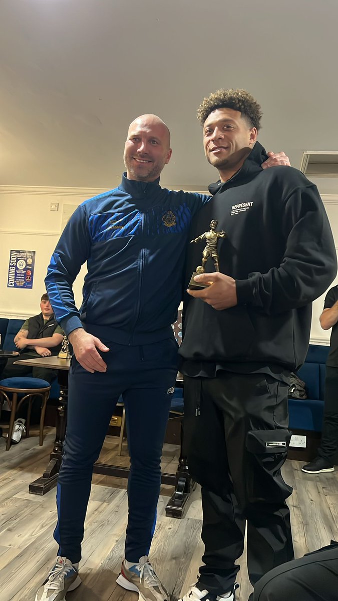 The Manager's player of the season goes to Ryan Wynter #UpTheYeltz #YeltzAwards2024