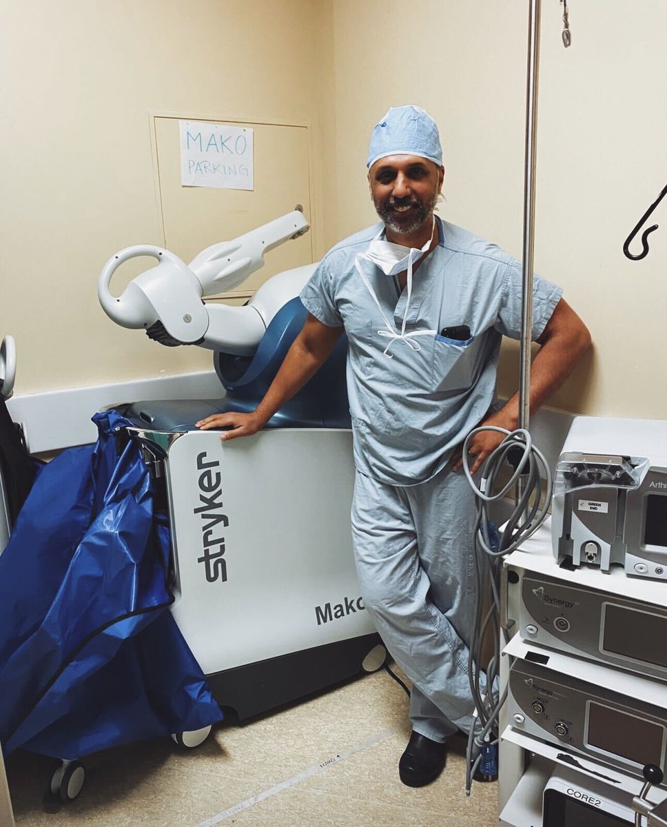 Our Dr. Danny Goel, a surgeon & CEO of VR/AR startup @PrecisionOSVR, celebrates Western Canada’s first Stryker Mako Robot at his hospital in Burnaby. This robotic tech enhances precision in hip & knee surgeries, ensuring faster recovery & better outcomes.