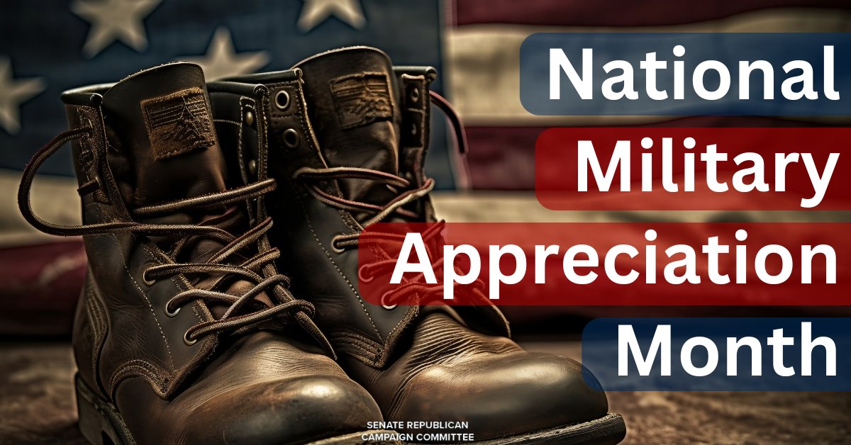 In May we celebrate Military Appreciation Month. Thank you to everyone who has served or is serving in our U.S. Armed forces. #NationalMilitaryAppreciationMonth