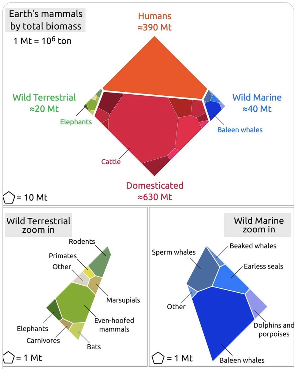 This came up on FB again today - but now focused on pathways to a good future - thanks to pnas.org/doi/10.1073/pn… for this amazing graphic

A 🧵

This is one of the scariest demonstrations of the #Anthropocene 

But it also shows clearly the solutions, and direct targets/pathways