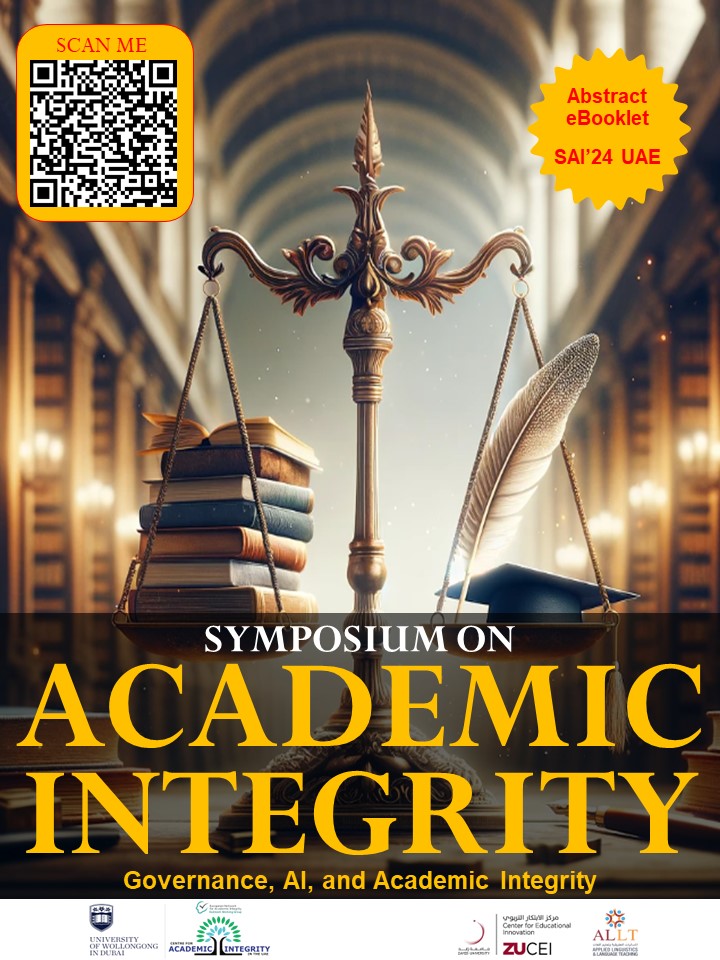📢 🎊 We are so excited to welcome delegates, attendees, presenters and speakers to the Symposium on Academic Integrity SAI'24 UAE this Saturday at Zayed University! See our abstract e-booklet here to know more 👉 academicintegrity-uae.com/_files/ugd/b7f… #igniteintegrity