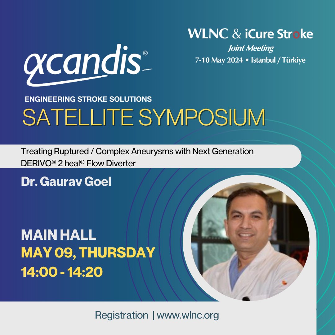 Join the <a href="/Acandisgmbh/">Acandis</a> Symposiums at the WLNC-iCure Stroke Joint Meeting in Istanbul, Türkiye.

👉Find out more about the program &amp; symposiums: wlnc.org
#wlnc #wlnc2024 #icurestroke #neuroinnovation #neurointervention #medicalconference  #acandis #gauravgoel