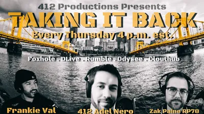 @412anon87 It's 'Taking it Back' Thursday. @RedPill78 (Zak) and @QuiteFranklyTV (Frank) join Adel to share their thoughts on current events. Live at 4ET. Thanx to @Badlandsmedia_ for syndicating. pilled.net/foxhole/13978 dlive.tv/412productions Rumble: tinyurl.com/3kuuph5y
