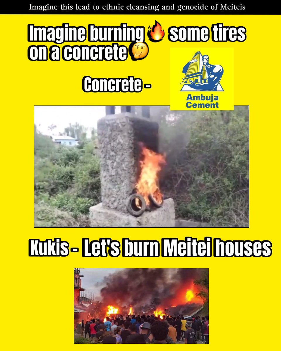 1 year of Manipur violence and still we are appalled by the reason kukis justify the attrocities committed towards meiteis. If this is not orchestrated by Kukis than there’s no other explanation to how it all started. #savemeitei  #genocide #ethniccleansing #kukimilitants