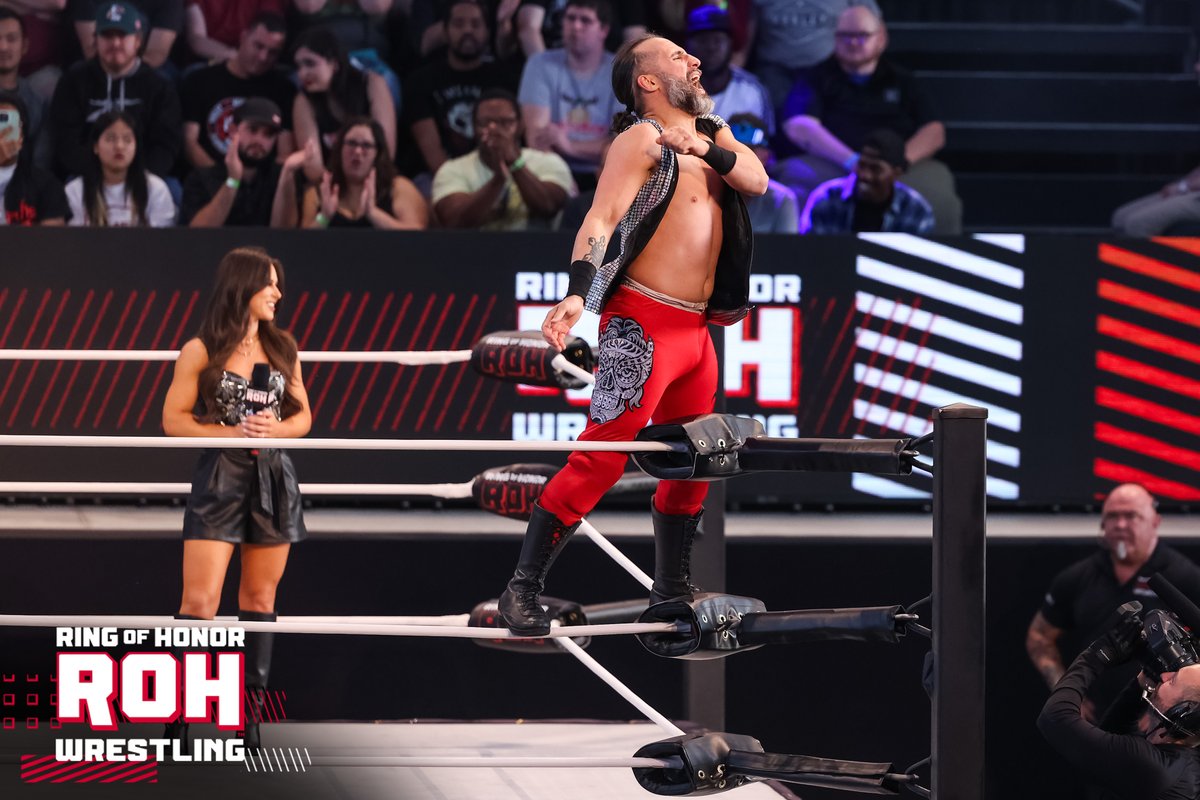 After last weeks comments, @aaron_solo_ is out to prove to Johnny TV & Taya Valkyrie that he is, in fact, TV ready as he takes on Jon Cruz! 📺 Watch ROH TV on #HonorClub at WatchROH.com