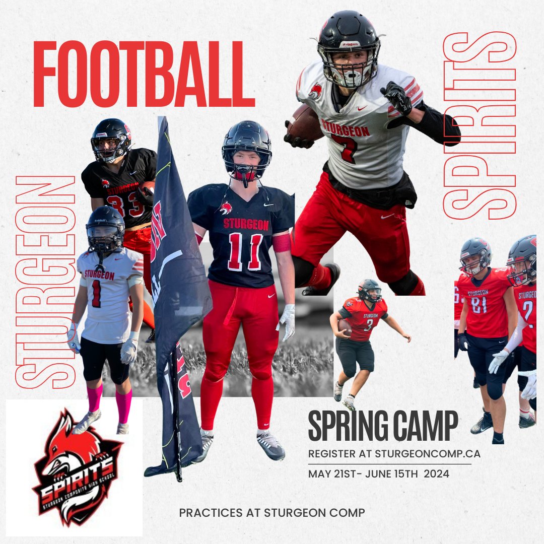 SturgeonFootba1's tweet photo. @SturgeonFootba1 spring camp registration is still open. Sign up now at https://t.co/ExWvc09Wtd https://t.co/c94Cb0QiYX