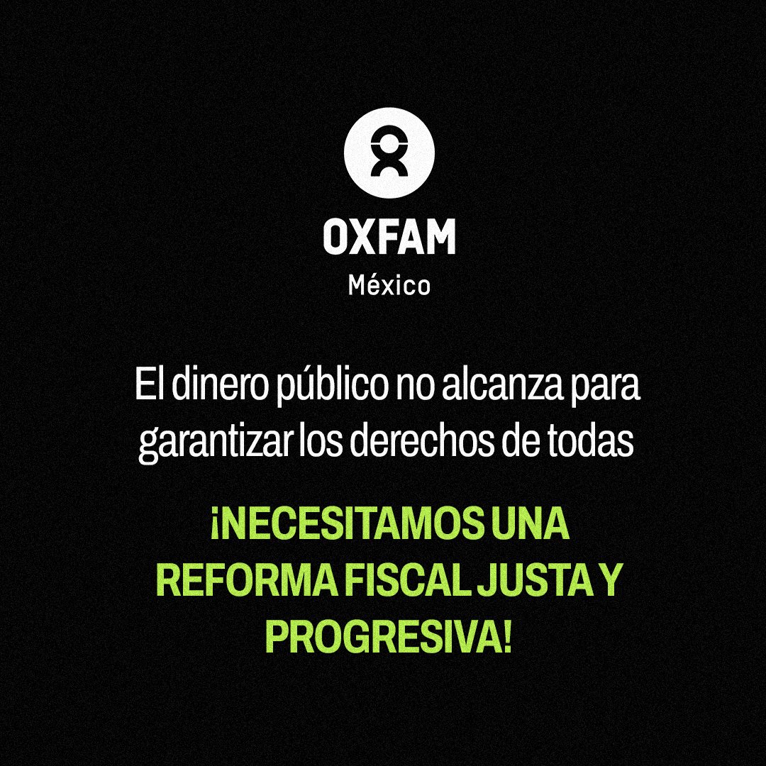 Oxfam México tweet media
