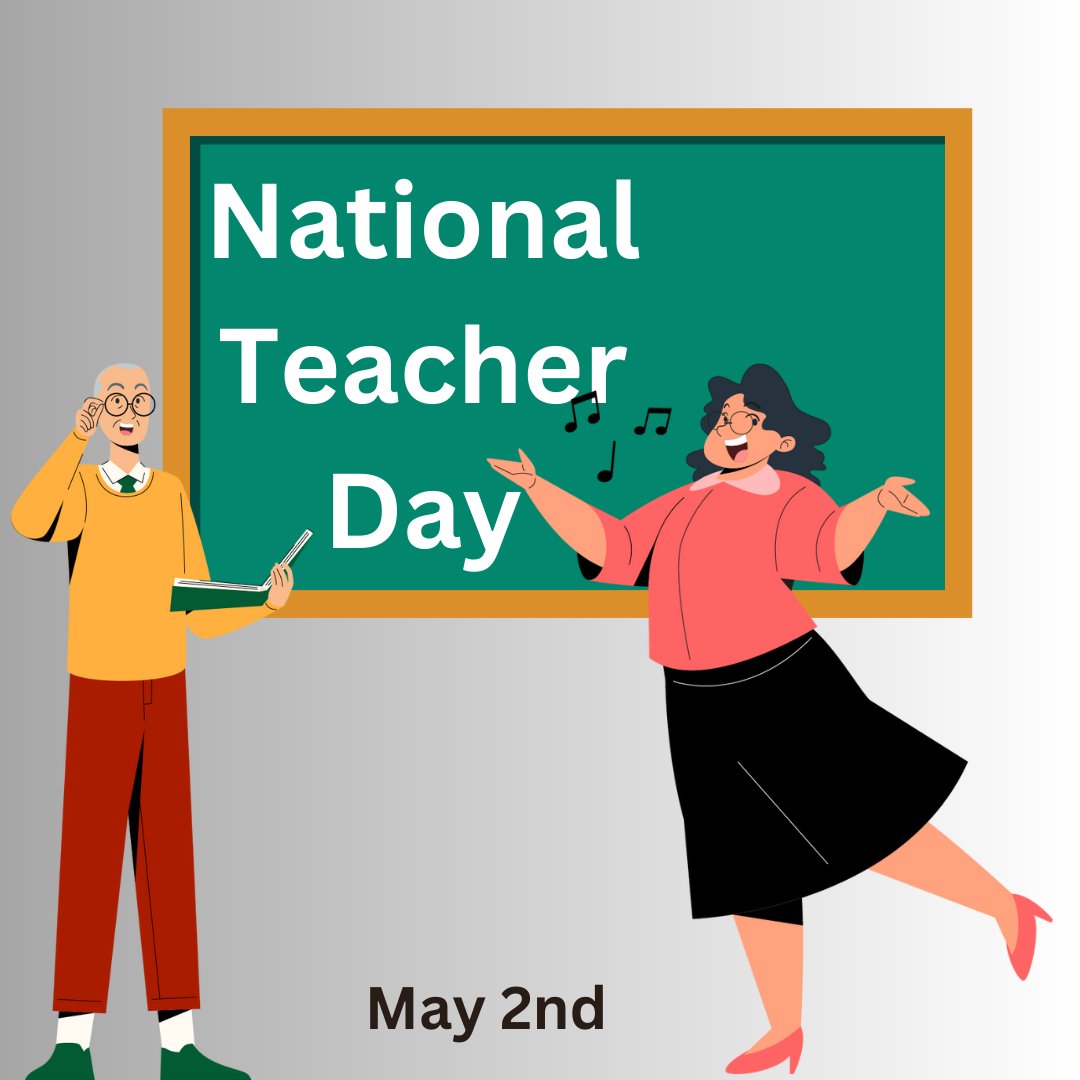 Take today to recognize everything your past teachers have done for you! Did you know? 🤔 First Lady Eleanor Rosevelt created this holiday 👩🏽‍🎓🎒#celebrate #appreciate #TeachersDay #May2nd #barbarabarker #barrettrealestate #barbarabarkerteam