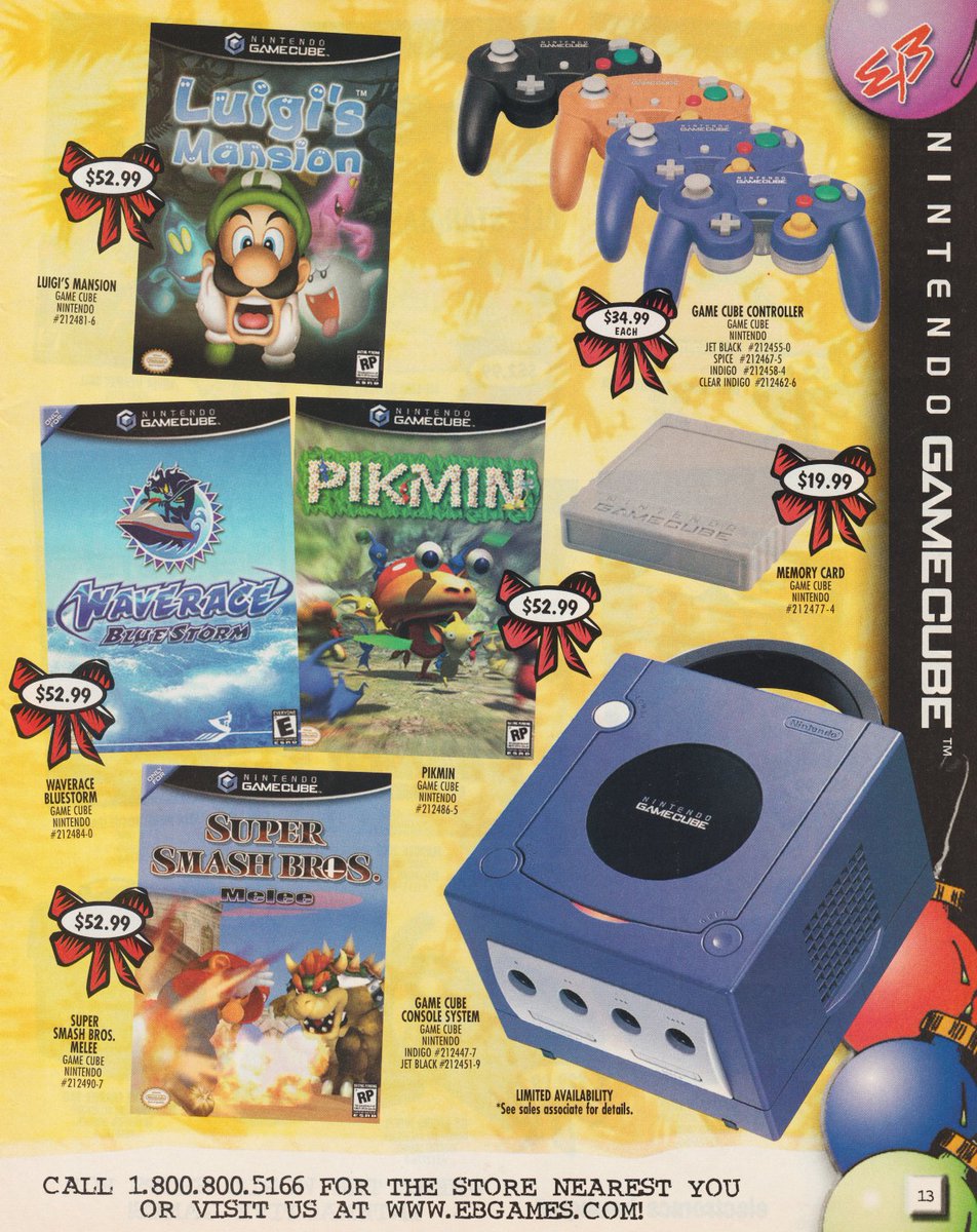 Nintendo GameCube Christmas catalog (2001)