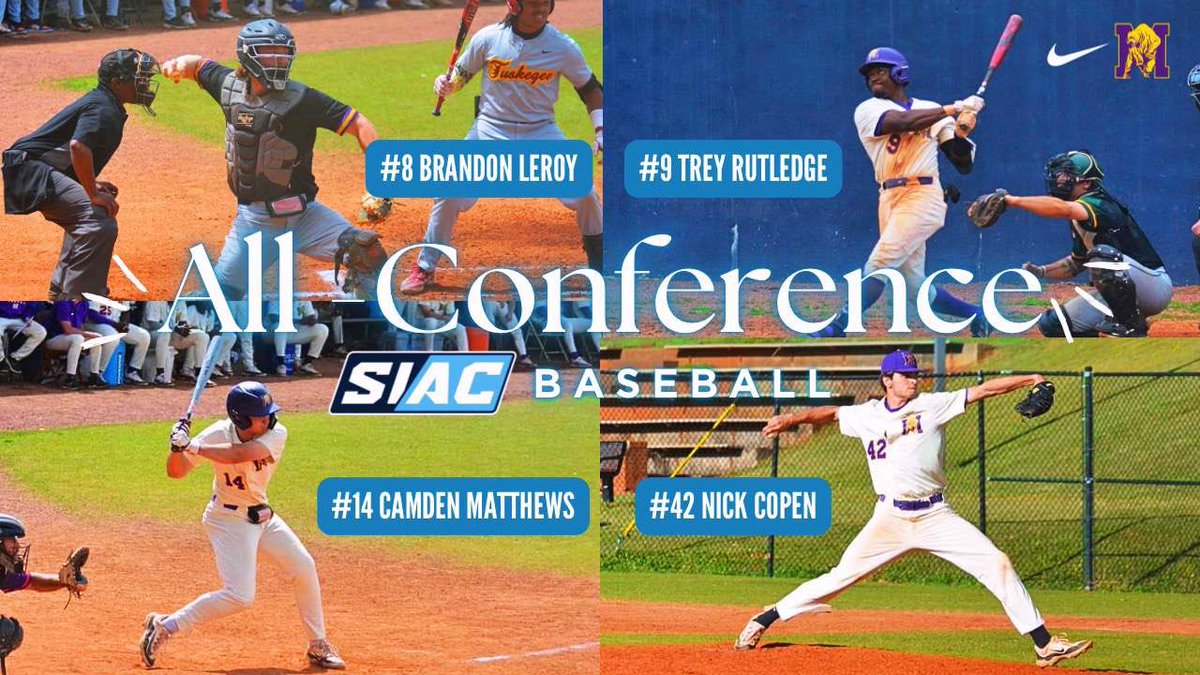 Congrats to our four guys selected to the First Team All Conference.