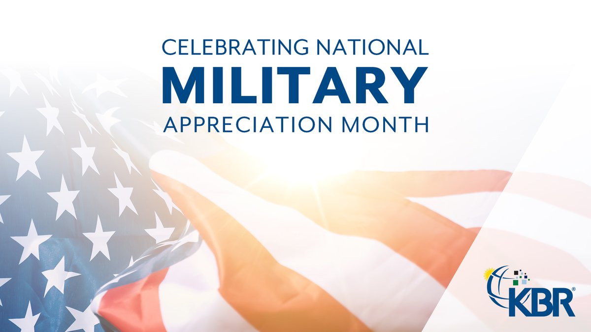 May is #MilitaryAppreciationMonth and #KBR is proud to honor our nation's servicemembers. As The Team Behind The Mission®, we value the skillset that former military members bring to our team. Learn more about #KBRcareers and our military hiring programs » careers.kbr.com/us/en/military